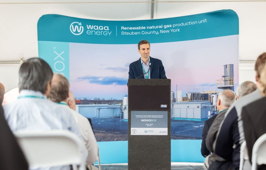 man standing in front of a crowd